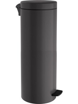 Χαρτοδοχείο 16 Lit Soft Close, No Inner Bucket - Matt Anthracite, Pam & Co, O20 x H55 (cm) 16-2053-113