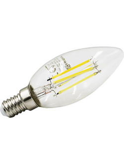 LED ΛΑΜΠΑ COG ΚΕΡΑΚΙ ΔΙΑΦΑΝΟ Ε14 6W 230V ΛΕΥΚΟ 4000K 13-140161