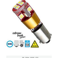 Globostar H6W Extreme Truck Series LED 24-32V 6W 1τμχ