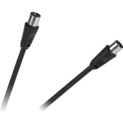 294862 ΚΑΛΩΔΙΟ ΚΕΡΑΙΑΣ TV 3M M/F ΜΑΥΡΟ (ΣΕΤ 5 ΤΕΜΑΧΙΩΝ)