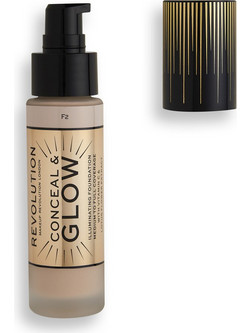Makeup Revolution Beauty Conceal & Glow Foundation F2 23ml