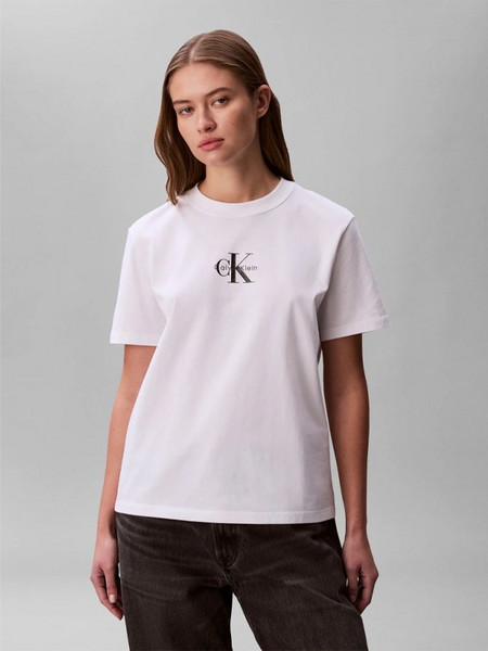 Calvin Klein 20S Classic Logo T-Shirt Γυναικείο (LV047C856G YAF) Λευκό