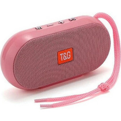 T&G TG-179 Ηχείο Bluetooth 5W με Ραδιόφωνο Ροζ