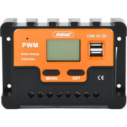 Andowl Q-KZ001 Ρυθμιστής Φόρτισης PWM 12V 10A