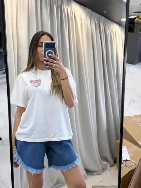 Disco T-Shirt Sac & Co Λευκό