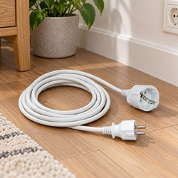 Μπαλαντέζα καλώδιο 3x 1.5mm Jager - 7m - White EXT-7M/W