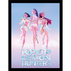 Pyramid K-Pop Demon Hunters: Trio Print Framed Poster 45x35cm