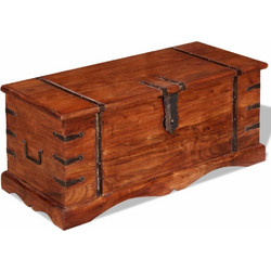vidaXL Μπαούλο Αποθήκευσης από Μασίφ Ξύλο 90x40x40cm 1 τεμ