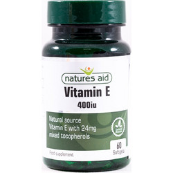 Natures Aid Vitamin E 400iu 60 Μαλακές Κάψουλες