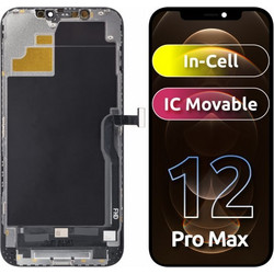 ZY LCD Display Module for Apple iPhone 12 Pro Max, In-Cell IC Version, Black