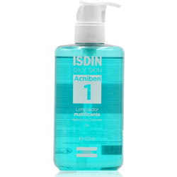 Isdin Acniben Mattifying Cleanser Gel Καθαρισμού Προσώπου για Ακμή 400ml