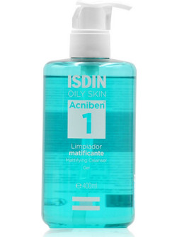 Isdin Acniben Mattifying Cleanser Gel Καθαρισμού Προσώπου για Ακμή 400ml