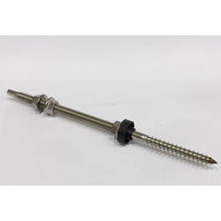 Ντιζοστρίφωνα ξύλου A2 inox M10x250 με EPDM για ασφαλείς στερεώσεις - 165-90022