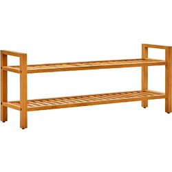 vidaXL Παπουτσοθήκη Ξύλινη Καφέ Μ100xΠ27xΥ40cm 331748