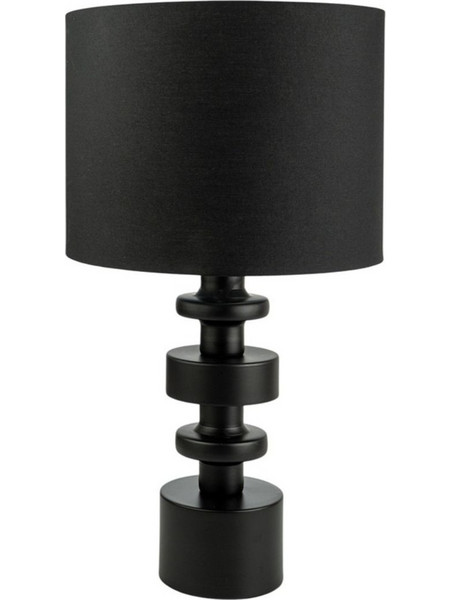 Επιτραπέζια μεταλλική λάμπα Zen Collection 52936 μαύρη 53 εκ