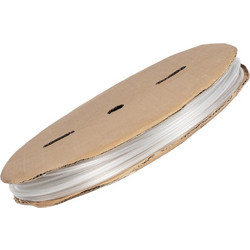 GLOBOSTAR(R) SHRINKTUBE 79811 Θερμοσυστελλόμενο Μακαρόνι Στεγανοποίησης για Neon Flex LED Αδιάβροχο IP65 - Διάφανο - Μ100 x Π0.6 x Υ0.6cm/Π0.3 x Υ0.3cm 79811