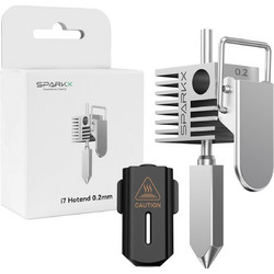 Creality SparkX i7 0.2mm Hot End & Nozzle - Nickel Plated Copper Alloy + Hardened Steel