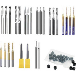 Milling Bit Set MAKERA Carvera Essential Extended (52-Piece)