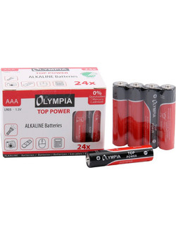 Olympia Αλκαλικές Μπαταρίες AAA 1.5V 24τμχ