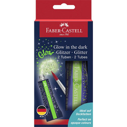 FABER-CASTELL SET 2X12ml ΣΩΛΗΝΑΡΙΑ ΦΩΣΦΟΡΙΖΟΝ GLITTER ΖΩΓΡΑΦΙΚΗΣ (12310988)