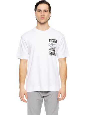 Biston 51-206-048 020 ανδρικό t-shirt WHITE