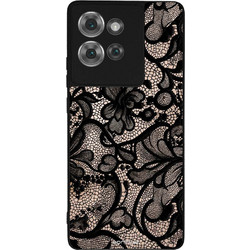 Sonique DIVA Series Θήκη Μαύρη Δαντέλα (Motorola Edge 50 5G)