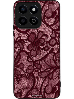 Sonique DIVA Series Θήκη (Honor 200 Smart 5G) Μπορντό Δαντέλα