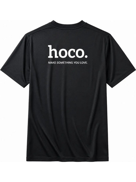 Κοντομάνικη Μπλούζα Hoco Μαύρη XL