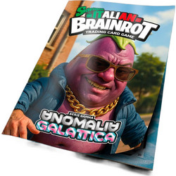Italian Brainrot Series 3 Galactic Anomaly Album + Pack of 7 collectible cards