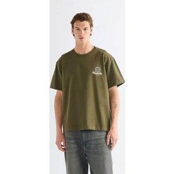 Wrangler(R) ανδρικό T-shirt με print Boxy Oversized Fit Vintage - 112386991 Λαδί