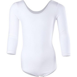 Dansport Leotard Παιδικό Κορμάκι Μπαλέτου / Ενόργανης Λευκό
