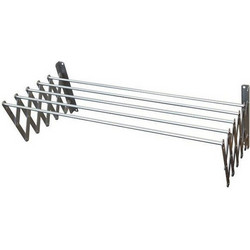 Ρούχων Aluminum Folding Wall Mounted Balcony Railings with Hanging Length 5mx60cm