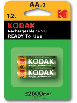 Kodak Rechargeable AA 2600mAh 2τμχ