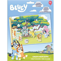 Σετ δημιουργίας σκηνών Bluey με αυτοκόλλητα Υ34x22εκ