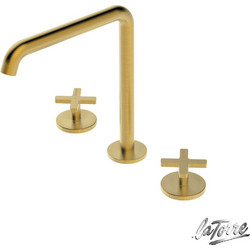 ΜΠΑΤ.ΝΙΠΤ.ΕΠΙΚΑΘ.3 ΟΠΩΝ+ΒΑΛΒ.CLIC-CLAC ELLE CROSS LA TORRE BRUSHED GOLD 38102-201