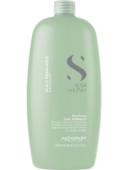 Alfaparf Semi di Lino Scalp Rebalance Purifying Low Σαμπουάν κατά της Πιτυρίδας για Ξηρά Μαλλιά 1lt