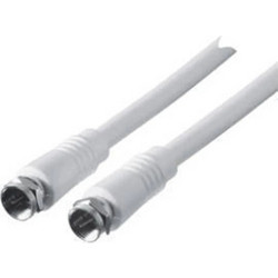 Schwaiger Καλώδιο Κεραίας Coax Male to Coax Female 3m White