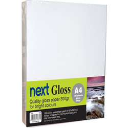 Next Gloss A4 100 φύλλα premium gloss paper 300γρ