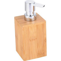 Dispenser για υγρό σαπούνι από bamboo 7x7x16,2εκ