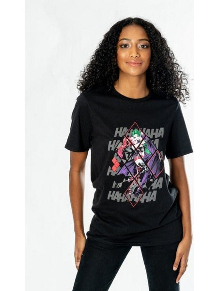 DC Comics T-Shirt Harley Quinn Joker Diamond Size XXL