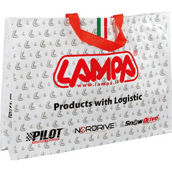 ΤΣΑΝΤΑ ΧΑΡΤΙΝΗ ΔΙΑΦΗΜΙΣΤΙΚΗ ΜΕ ΛΑΒΕΣ LAMPA (L) 540x380x110mm