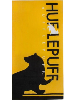 Cinereplicas Harry Potter Hufflepuff Παιδική Πετσέτα Θαλάσσης Κίτρινη 70x140cm