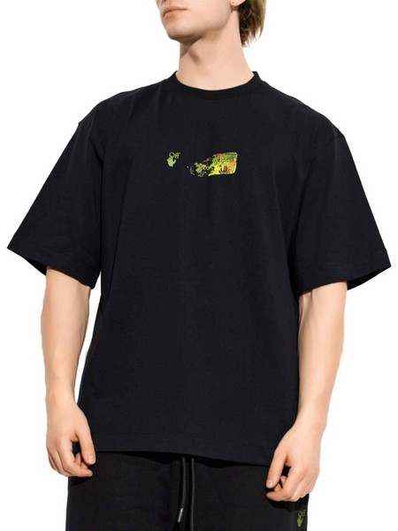 Off-White T-shirt Spices Arrow skate fit μαύρο βαμβακερό