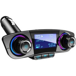 Bluetooth Car FM Modulator με οθόνη LCD, hands-free και γρήγορο φορτιστή USB