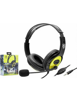KR-GM704 Gaming Headset On Ear Black Yellow