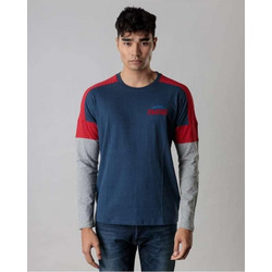 Devergo Men's L/S T-Shirt 4000 - Blue
