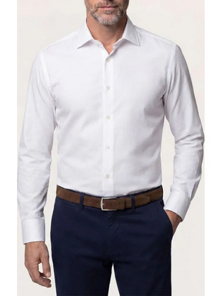 CAMICISSIMA PERMANENT SHIRT LONG SLEEVE FIRENZER02781-WHITE White
