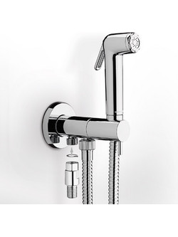La Torre Flush II 206-E136005-100 Επιτοίχιο Σετ Μπιντέ Ασημί
