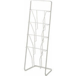 Yamazaki Θήκη Περιοδικών Μεταλλική Tower λευκό 25x18x71cm