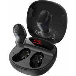 Baseus Encok WM01 Plus Ακουστικά Bluetooth In Ear Black
